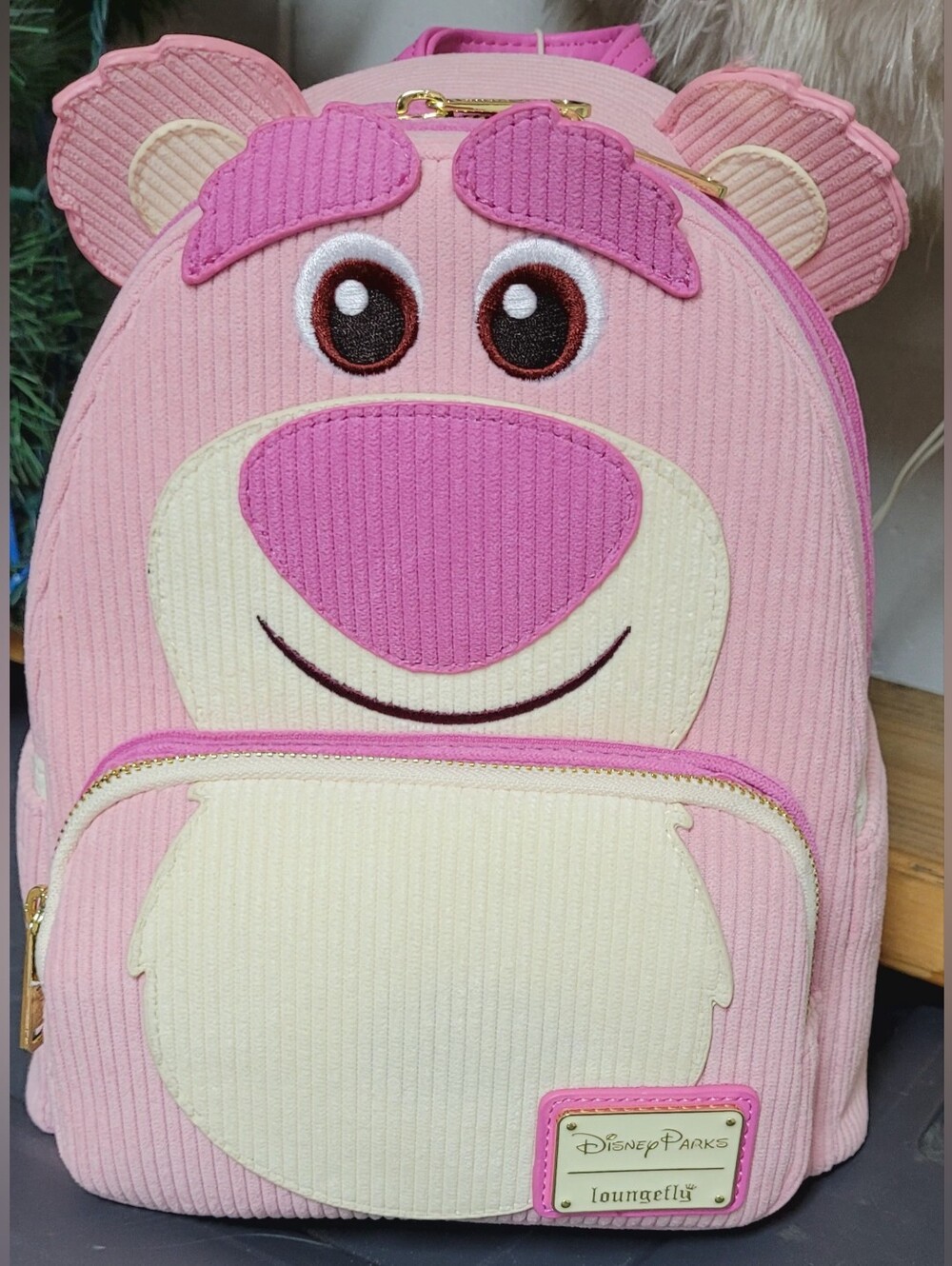 Disney Parks Loungefly Mini Backpack - Toy Story Lotso - Strawberry scented